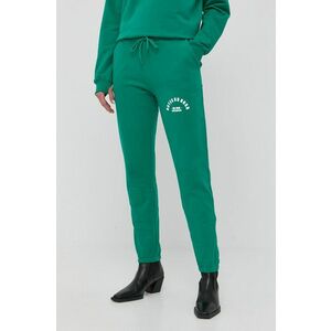 Nohavice Notes du Nord dámske, zelená farba, s potlačou vyobraziť