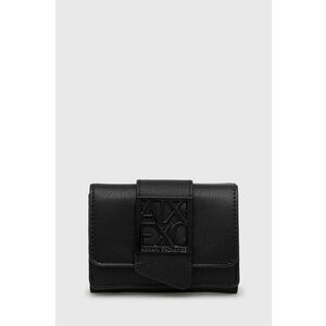 Peňaženka Armani Exchange dámsky, čierna farba vyobraziť