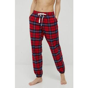 Pyžamové nohavice GAP dámske, červená farba, vyobraziť
