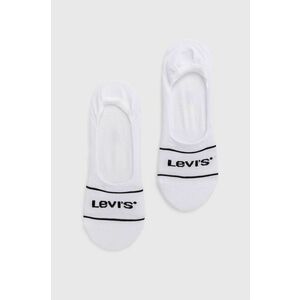 Ponožky Levi's (2-pak) 37157.0738-white, pánske, biela farba vyobraziť