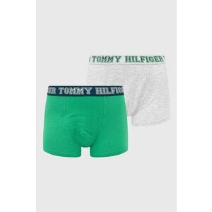 Detské boxerky Tommy Hilfiger zelená farba vyobraziť