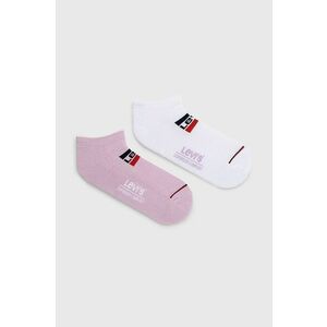 Ponožky Levi's pánske, ružová farba vyobraziť