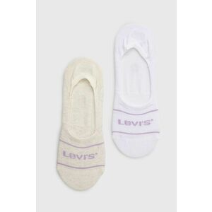 Ponožky Levi's pánske, biela farba vyobraziť