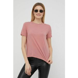 Tričko Vero Moda dámsky, ružová farba, vyobraziť