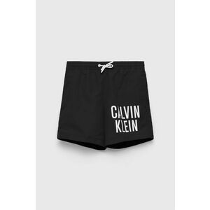 Detské plavkové šortky Calvin Klein Jeans čierna farba vyobraziť