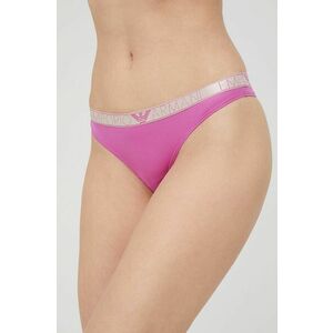 Tangá Emporio Armani Underwear fialová farba, vyobraziť