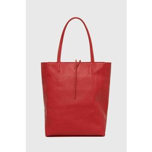 Kožená kabelka Answear Lab červená farba vyobraziť