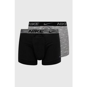 Boxerky Nike (2-pak) pánske, šedá farba vyobraziť