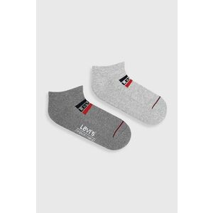 Ponožky Levi's 37157.0767-greycombo, pánske, šedá farba vyobraziť