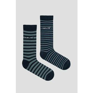 Ponožky Levi's tmavomodrá farba vyobraziť