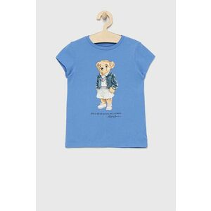 Detské bavlnené tričko Polo Ralph Lauren vyobraziť