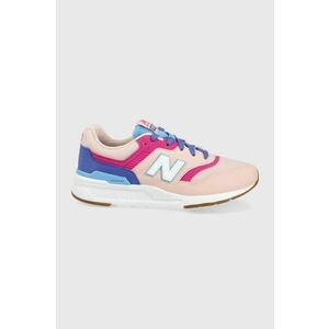 Detské topánky New Balance GR997HSA ružová farba vyobraziť