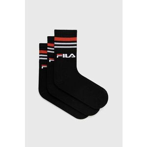 Ponožky Fila čierna farba vyobraziť