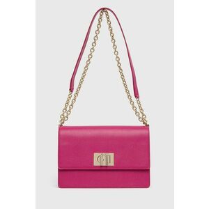 Kožená kabelka Furla ružová farba vyobraziť
