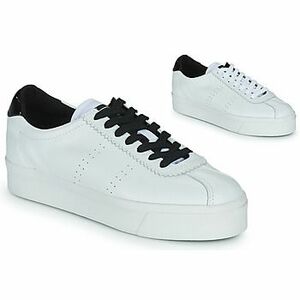 Nízke tenisky Superga WHITE BLACK vyobraziť