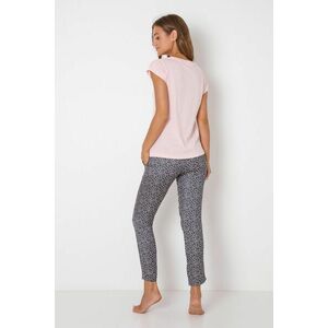 Dámske pyžamo Aruelle Tessa - dlhé nohavice Ružová XS(34) vyobraziť