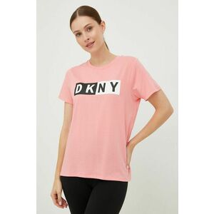 Tričko Dkny dámsky, ružová farba, vyobraziť