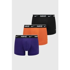 Boxerky Nike (3-pak) pánske, fialová farba vyobraziť