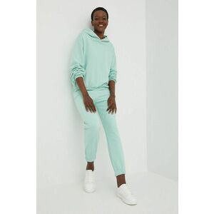 Bavlnená mikina Answear Lab dámska, zelená farba vyobraziť