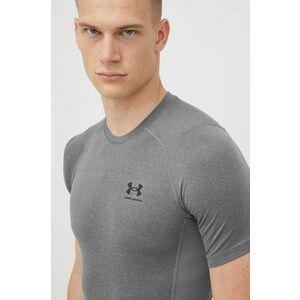 Tréningové tričko Under Armour 1361518-410, šedá farba, jednofarebné vyobraziť