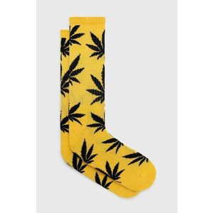 Ponožky HUF pánske, žltá farba vyobraziť