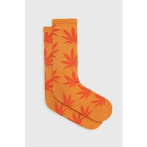 Ponožky HUF pánske, oranžová farba vyobraziť