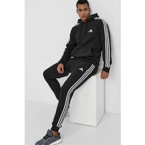 Nohavice adidas GM1089 pánske, čierna farba, jednofarebné vyobraziť