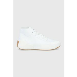 Topánky adidas by Stella McCartney aSMC Treino Mid FY1176 biela farba, na plochom podpätku vyobraziť