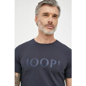 Bavlnené tričko Joop! tmavomodrá farba, jednofarebné vyobraziť