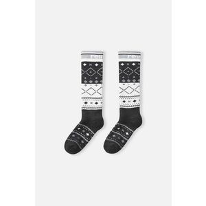 Detské ponožky Reima Suksee čierna farba vyobraziť