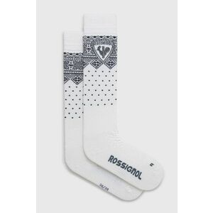 Ponožky s prímesou vlny Rossignol biela farba vyobraziť