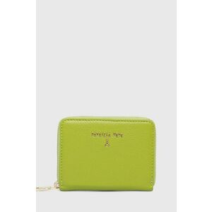 Kožená peňaženka Patrizia Pepe dámsky, zelená farba vyobraziť