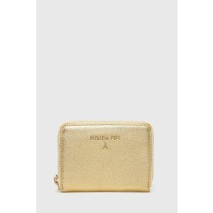 Kožená peňaženka Patrizia Pepe dámsky, zlatá farba vyobraziť