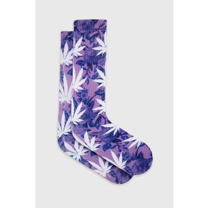 Ponožky HUF pánske, fialová farba vyobraziť