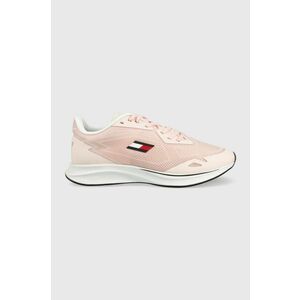 Športové topánky Tommy Sport Sleek ružová farba, vyobraziť