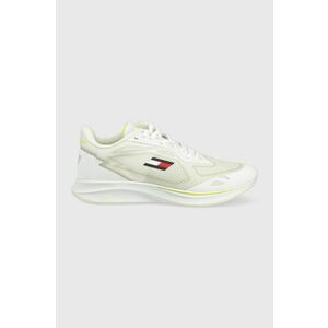 Športové topánky Tommy Sport Sleek biela farba, vyobraziť
