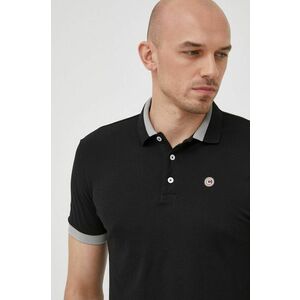 Polo tričko Colmar pánske, čierna farba, jednofarebné vyobraziť