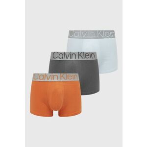 Boxerky Calvin Klein Underwear (3-pak) pánske, šedá farba vyobraziť