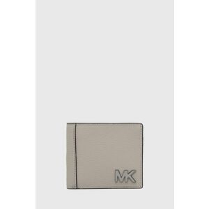 Kožená peňaženka Michael Kors pánsky, šedá farba vyobraziť