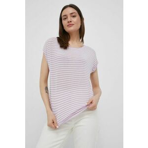 Tričko Vero Moda dámsky, fialová farba, vyobraziť