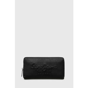 Peňaženka Pepe Jeans Hellen Wallet dámska, čierna farba vyobraziť