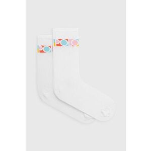 Ponožky Polo Ralph Lauren dámske, biela farba vyobraziť