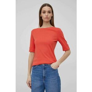 Tričko Lauren Ralph Lauren dámsky, oranžová farba, vyobraziť