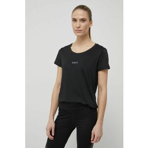 Tričko Roxy dámsky, čierna farba, vyobraziť