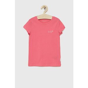 Detské bavlnené tričko Tom Tailor ružová farba, vyobraziť