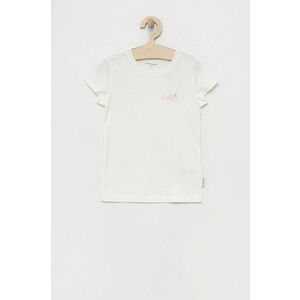 Detské bavlnené tričko Tom Tailor biela farba, vyobraziť