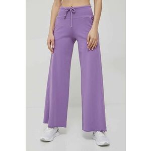 Nohavice Deha dámske, fialová farba, jednofarebné vyobraziť