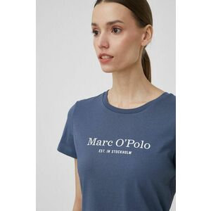 Bavlnené tričko Marc O'Polo tmavomodrá farba, vyobraziť