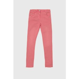 Detské nohavice Tom Tailor ružová farba, jednofarebné vyobraziť