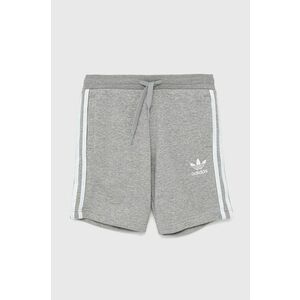 Detské krátke nohavice adidas Originals H32343 šedá farba, melanžové, vyobraziť